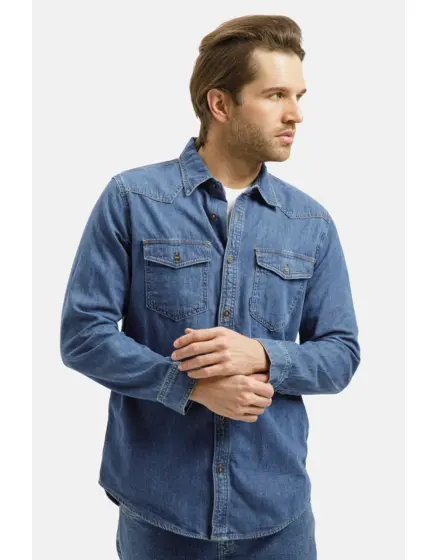 A 222-030 MID BLUE M 