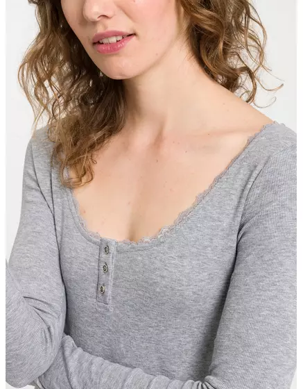 55830-004 GREY MELANGE M