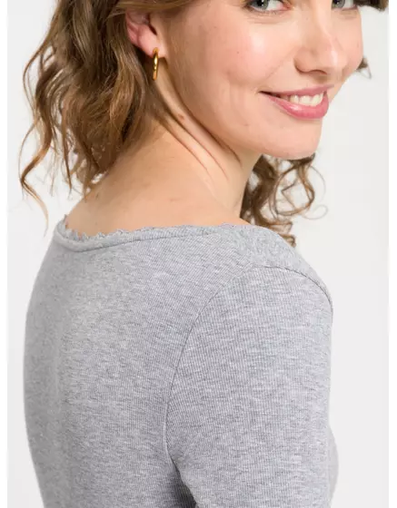 55830-004 GREY MELANGE M