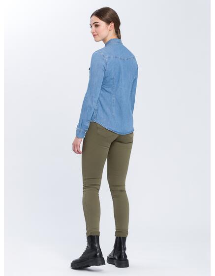 A 535-025 LIGHT MID BLUE M