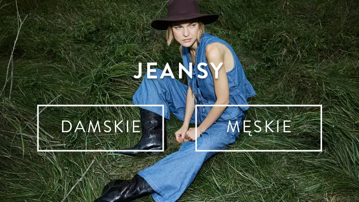 Jeansy damskie meskie